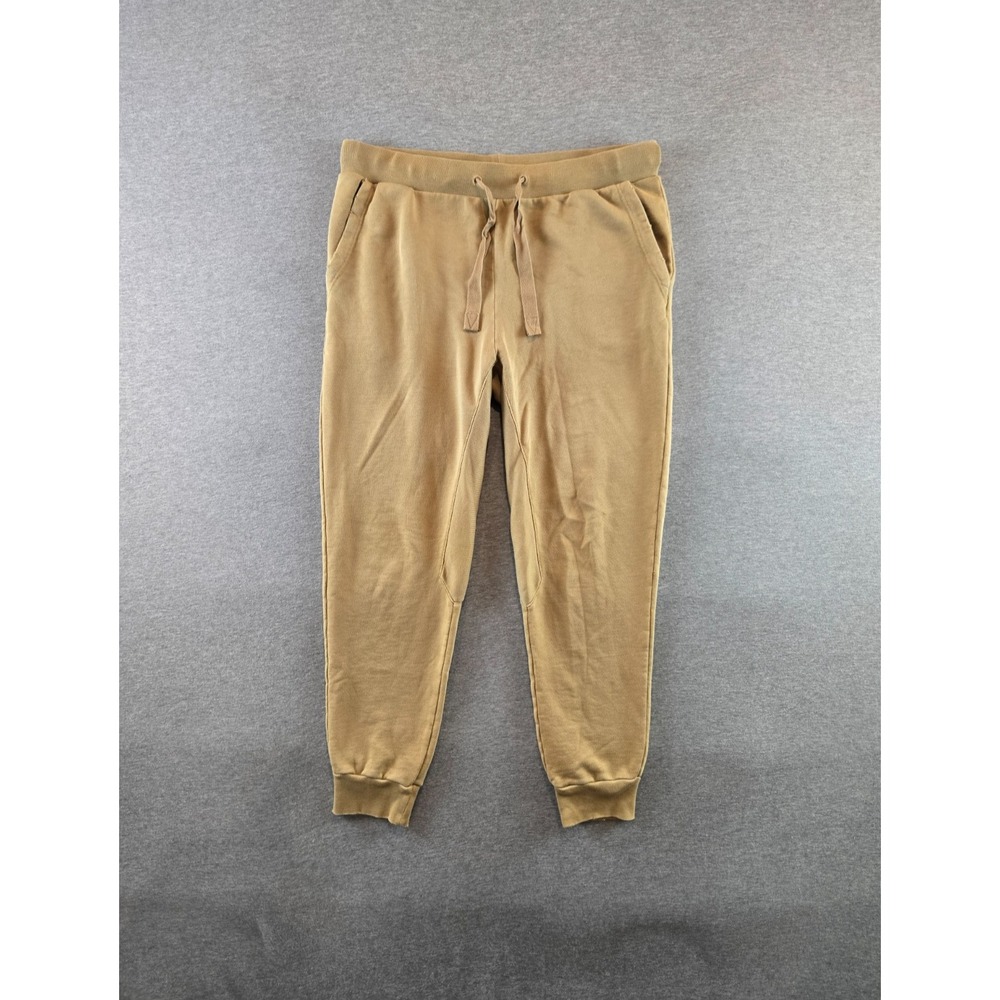FRAME Easy Sweatpant Mens M Vintage Camel Terry‎ Organic Pima Cotton Stretch